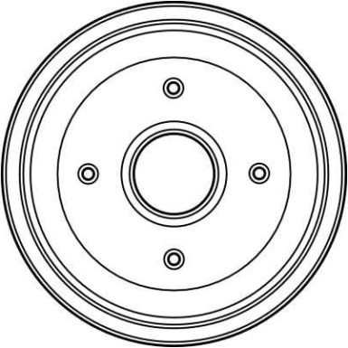 TRW | Bremstrommel | DB4128