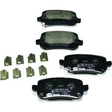 Hella Pagid | Bremsbelagsatz, Scheibenbremse | 8DB 355 014-331