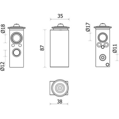 AVE 146 000P Expansionsventil, Klimaanlage BEHR *** PREMIUM LINE *** AVE 146 000P Expansionsventil, Klimaanlage BEHR *** PREMIUM LINE ***