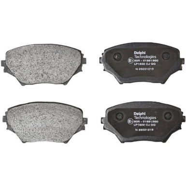 LP1632 Bremsbelagsatz, Scheibenbremse