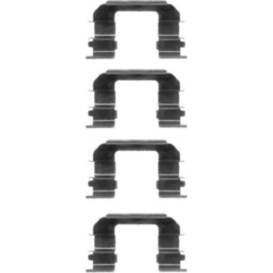 Hella | Zubehörsatz, Scheibenbremsbelag | 8DZ 355 203-951