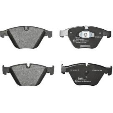 Delphi Bremsbelagsatz, Scheibenbremse LP2067