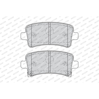 FDB4252 Bremsbelagsatz, Scheibenbremse PREMIER