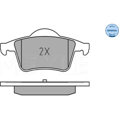 Meyle Bremsbelagsatz, Scheibenbremse MEYLE-ORIGINAL: True to OE 025 230 7616