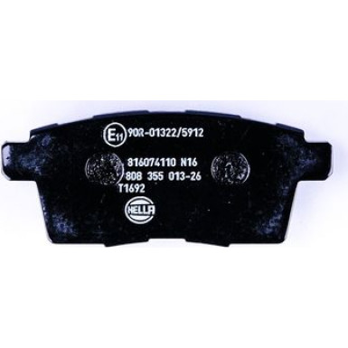 Hella | Bremsbelagsatz, Scheibenbremse | 8DB 355 013-261