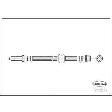 Corteco | Bremsschlauch | 19035284