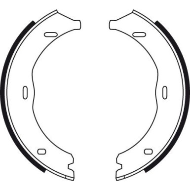 GS8741 Bremsbackensatz, Feststellbremse