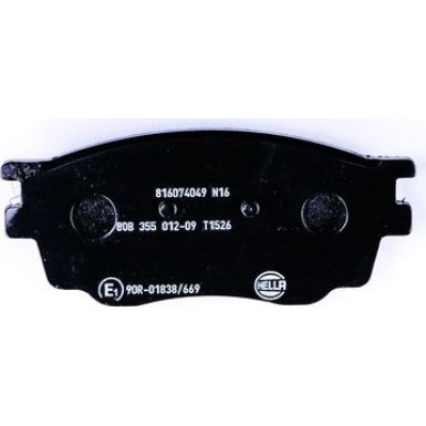 8DB 355 012-091 Bremsbelagsatz, Scheibenbremse