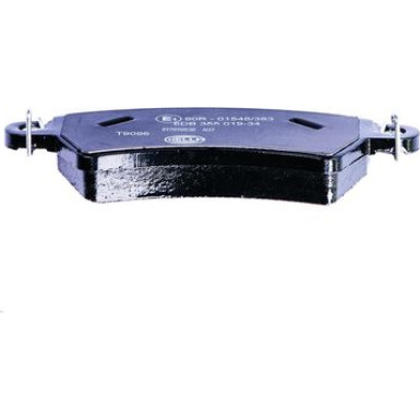 Hella | Bremsbelagsatz, Scheibenbremse | 8DB 355 019-341
