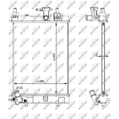 59207 Kühler, Motorkühlung 59207 Kühler, Motorkühlung