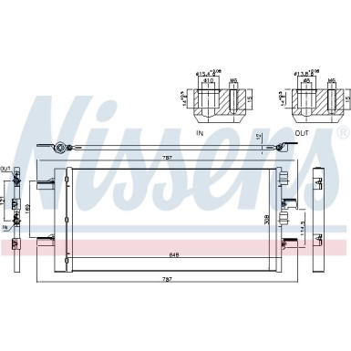 940509 Kondensator, Klimaanlage 940509 Kondensator, Klimaanlage