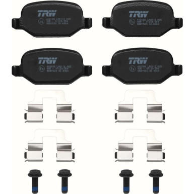 TRW Bremsbelagsatz, Scheibenbremse GDB1520