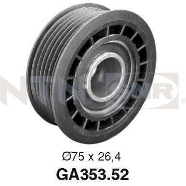 NTN-SNR | Umlenk-/Führungsrolle, Keilrippenriemen | GA353.52