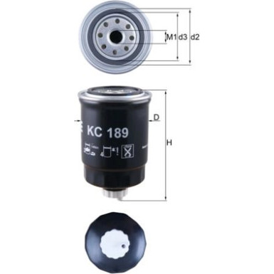 KC 189 Kraftstofffilter KC 189 Kraftstofffilter