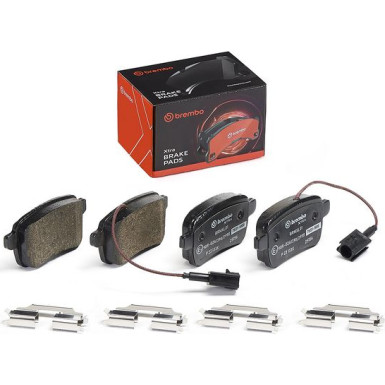 P 23 133X Bremsbelagsatz, Scheibenbremse XTRA LINE