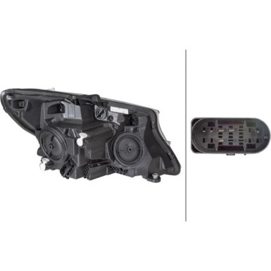 Hella 2 x HELLA Hauptscheinwerfer 1EL 011 284-851