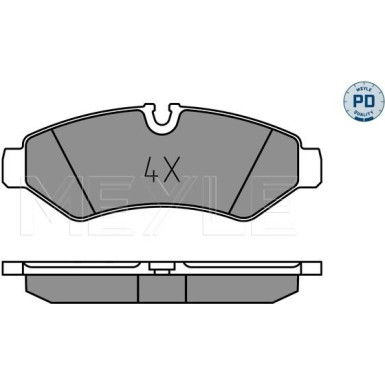 Meyle Bremsbelagsatz, Scheibenbremse MEYLE-PD: Advanced performance and design 025 207 4720/PD