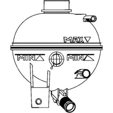 Mahle | Ausgleichsbehälter, Kühlmittel | CRT 12 000S