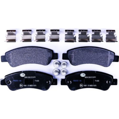 Hella Pagid | Bremsbelagsatz, Scheibenbremse | 8DB 355 012-911