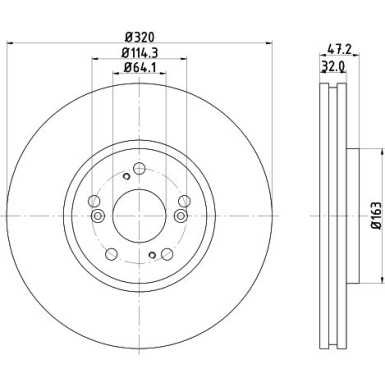 Hella | Bremsscheibe | 8DD 355 116-091