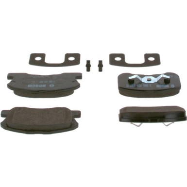 BOSCH Bremsbelagsatz, Scheibenbremse 0 986 424 697