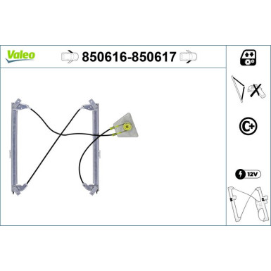 Valeo Fensterheber 850617