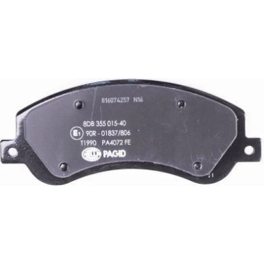 Hella Pagid | Bremsbelagsatz, Scheibenbremse | 8DB 355 015-401