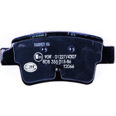 Hella | Bremsbelagsatz, Scheibenbremse | 8DB 355 015-861
