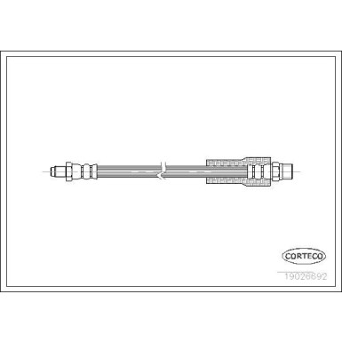 Corteco | Bremsschlauch | 19026692