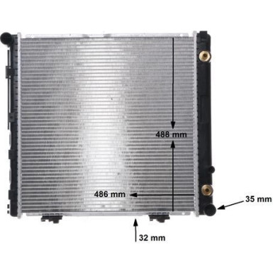 CR 291 000S Kühler, Motorkühlung BEHR