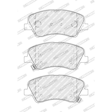 FDB5040 Bremsbelagsatz, Scheibenbremse PREMIER ECO FRICTION