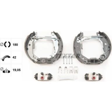 Textar Bremsbackensatz Shoe Kit Pro 84053001