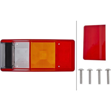 Hella | Lichtscheibe, Heckleuchte | 9EL 147 096-021