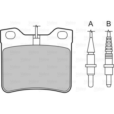 598295 Bremsbelagsatz, Scheibenbremse