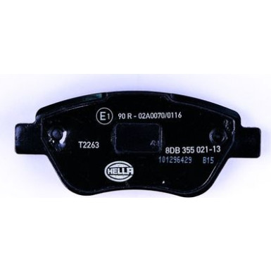 Hella | Bremsbelagsatz, Scheibenbremse | 8DB 355 021-131