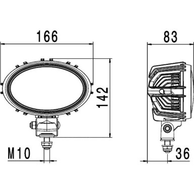 Hella | Arbeitsscheinwerfer | 1GA 996 661-501