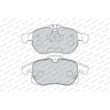 Ferodo | Bremsbelagsatz, Scheibenbremse | FDB1520 Ferodo | Bremsbelagsatz, Scheibenbremse | FDB1520