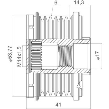 Valeo | Generatorfreilauf | 588448