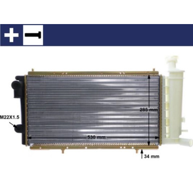 Mahle | Kühler, Motorkühlung | CR 427 000S