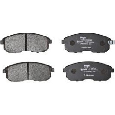 Delphi Bremsbelagsatz, Scheibenbremse LP2146