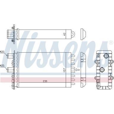 73974 Wärmetauscher, Innenraumheizung