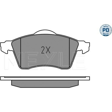 Meyle Bremsbelagsatz, Scheibenbremse MEYLE-PD: Advanced performance and design 025 218 8519/PD Meyle Bremsbelagsatz, Scheibenbremse MEYLE-PD: Advanced performance and design 025 218 8519/PD