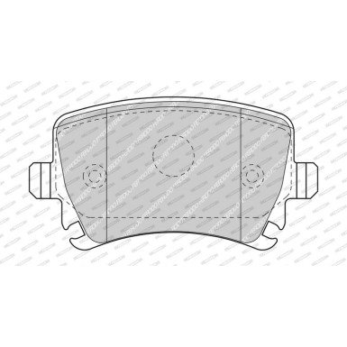 FDB5107 Bremsbelagsatz, Scheibenbremse PREMIER ECO FRICTION