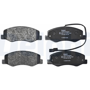 Delphi | Bremsbelagsatz, Scheibenbremse | LP2192