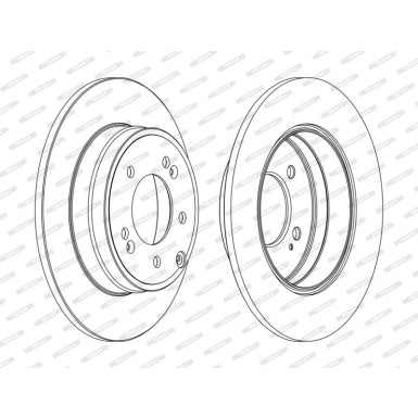 Ferodo | Bremsscheibe | DDF1787C