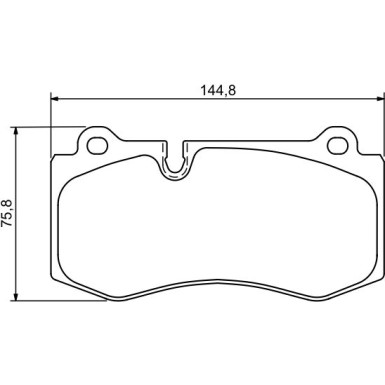 0 986 494 167 Bremsbelagsatz, Scheibenbremse