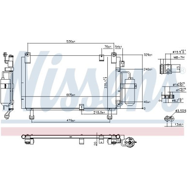 941153 Kondensator, Klimaanlage