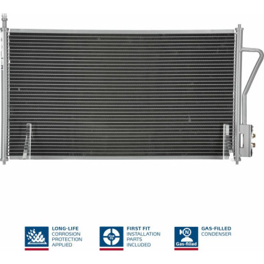 Nissens | Kondensator, Klimaanlage | 94432