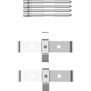 82505800 Zubehörsatz, Scheibenbremsbelag