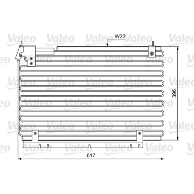 Valeo | Kondensator, Klimaanlage | 814034